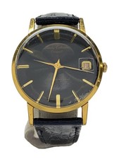 Relógio de vento manual ORIENT calendário da sorte mostrador preto I82076 folheado a ouro comprar usado  Enviando para Brazil
