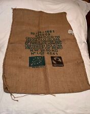 Hessian coffee sack for sale  BUCKFASTLEIGH