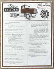 Leader trucks 406 for sale  LEICESTER