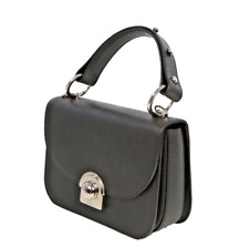 Bolsa satchel PRADA Arcade preta glace couro saffiano aba fivela de metal comprar usado Bolsa satchel PRADA Arcade preta glace couro saffiano aba fivela de metal comprar usado  Enviando para Brazil