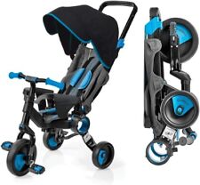Carrinho Galileo Premium com dossel Deluxe 3 em 1 triciclo azul/preto comprar usado  Enviando para Brazil