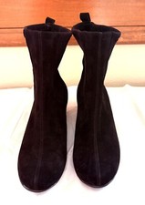 BOTAS DE TORNOZELO AQUATALIA MADE IN ITALY CAMURÇA PRETA TAMANHO: 9,5 comprar usado  Enviando para Brazil
