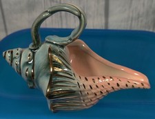 Casco Ebb Tide Conch Seashell Tea Creamer Rosa Turquesa E-15 Substituição MCM comprar usado  Enviando para Brazil