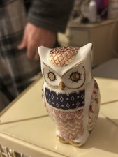 Ceramic owl figurine for sale  POOLE