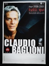 Claudio baglioni locandina usato  Valverde