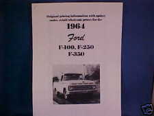 1964 ford 100 for sale  Williamsburg