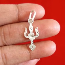 Pingente de prata 925 Shiva Trishul medalhão trishul divino sagrado joia espiritual comprar usado  Enviando para Brazil