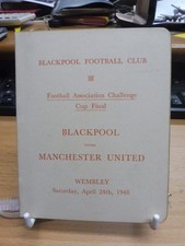 Blackpool manchester united for sale  HUDDERSFIELD