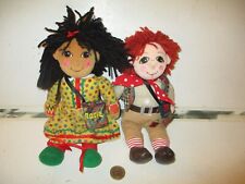 Muñecas de trapo Rosie and Jim de 10" con bolsas de mano juguetes blandos de colección 1999 segunda mano  Embacar hacia Mexico