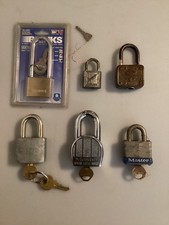 Six padlocks vintage for sale  Sutherlin
