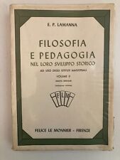 Filosofia pedagogia nel usato  Palermo