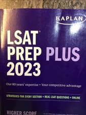 lsat kaplan prep books for sale  Branson