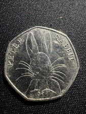 Peter rabbit 50p for sale  WIGAN