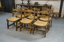 Ensemble chaises chêne d'occasion  France