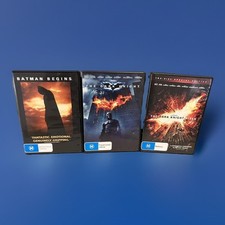The Dark Knight Trilogy 1 2 3 Batman Begins Dark Knight & Dark Knight Rises DC comprar usado  Enviando para Brazil