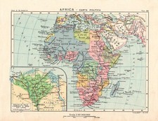 Carta geografica antica usato  Lecco