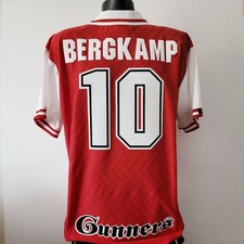 Camisa BERGKAMP 10 Arsenal - Pequena - 1996/1997 - Nike Home JVC comprar usado  Enviando para Brazil