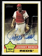 2024 Topps Heritage Real One Auto Johnny Bench Reds #76RO-JB comprar usado  Enviando para Brazil