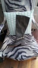 Bottes cuir grise d'occasion  Eaubonne