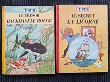 Tintin lot albums d'occasion  Verzenay