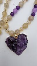 Collier citrine quartz d'occasion  Noiseau