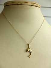 9ct gold dolphin pendant for sale 9ct gold dolphin pendant for sale ST. AUSTELL