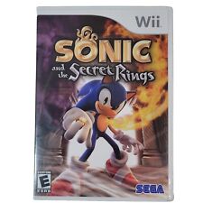 Sonic and the Secret Rings Nintendo Wii completo na caixa manual testado funciona, usado comprar usado  Enviando para Brazil