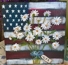 Hand painted flag for sale  Hampshire