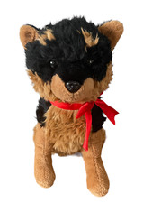Pelúcia HugFun Puppy Dog Brown Black Puppy Dog 13" German Sheppard Rottweiler, usado comprar usado  Enviando para Brazil