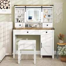 Costway white vanity for sale  NORTHAMPTON