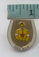 One man pin for sale  NEWMARKET