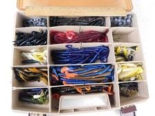 Kit de pesca vintage gabaritos de minhoca caudas de crappie iscas gabaritos de plástico cabeças sombra-minnow comprar usado  Enviando para Brazil