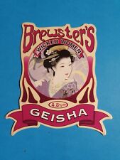 Brewster brewery geisha for sale  PRESTON