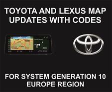 Actualización del mapa de navegación Toyota y Lexus, para generación 10, región de Europa segunda mano  Embacar hacia Mexico