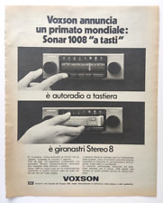 Pubblicita voxson sonar usato  Ferrara