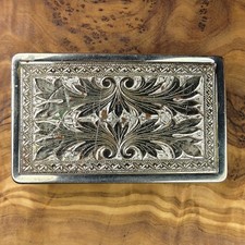 Rectangular western engraved for sale  Walnut