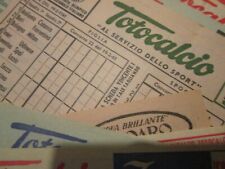 Totocalcio schedine anni usato  Italia