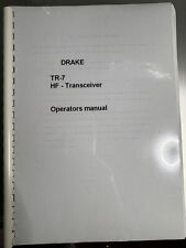 Manuale drake tr7 usato  Italia