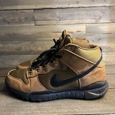 Nike Sb Dunk Bota Alta Militar Marrón Hombres Zapatilla Original Rara Talla 13 segunda mano  Embacar hacia Argentina