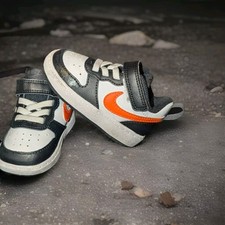 Tênis infantil Nike tamanho 4C COURT BOROUGH LOW 2 PRETO/LARANJA ATLÉTICO BQ5453-115, usado comprar usado  Enviando para Brazil