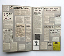 Queen Freddie Mercury 1970s 1980s Magazine Clippings Cuttings 26 Page Scrap Book, usado comprar usado  Enviando para Brazil