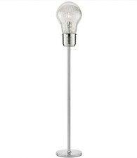 Piantana lampadina cromo usato  Prato