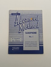 Saxofone Advanced Method Vol. 1 por H. Voxman & WM. Gower comprar usado  Enviando para Brazil