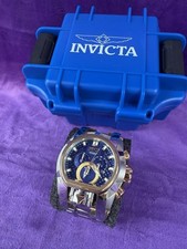 Relógio masculino INVICTA Bolt Zeus 25205 reserva cronógrafo mostrador azul comprar usado  Enviando para Brazil