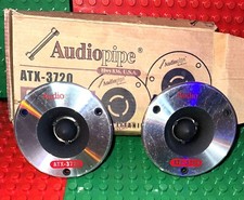 Usado, Audiopipe ATX-3720 3.75 cinto de alumínio buzina de titânio tweeter 300 Watts estéreo para carro comprar usado  Enviando para Brazil