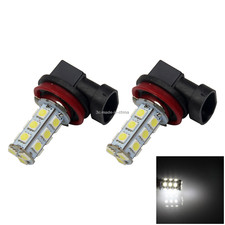 2x Lâmpada traseira branca RV H11 exterior blub 18 emissores 5050 SMD LED PGJ19-2 H202, usado comprar usado  Enviando para Brazil