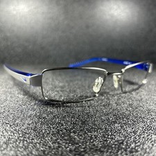 Usado, Óculos Nike 8065 054 cromado prata azul retângulo 51-17 145 autêntico comprar usado  Enviando para Brazil