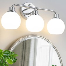 Chrome vanity light for sale  Flint