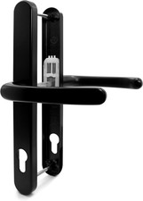 Black upvc door for sale  BATLEY