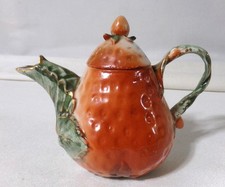 Antique majolica strawberry for sale  Germantown